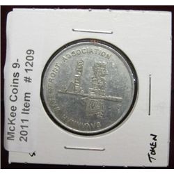 1209. Anheuser-Busch Savannah Waterfront Association Medal.