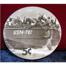 1212. 2004 "AAFES" Plastic token-issued for GI stationed Overseas.