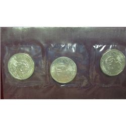 1244. 1979 P, D, & S Dollar Souvenir Set. Original as issued.