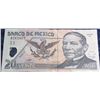 1271. 2003 Series W Bank of Mexico 20 Peso Banknote. EF.
