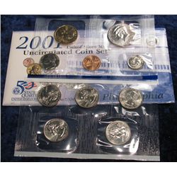 1302. 2001 Philadelphia U.S. Mint Set. Original as issued.