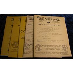 1359. Jan.-Dec., 1982 "Trade Token Topics" Monthly Publications. (5 Issues).