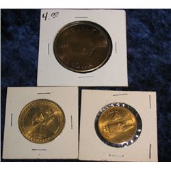 1369. 1865-1965 Boone, Iowa Centennial Medal; 1882-1982