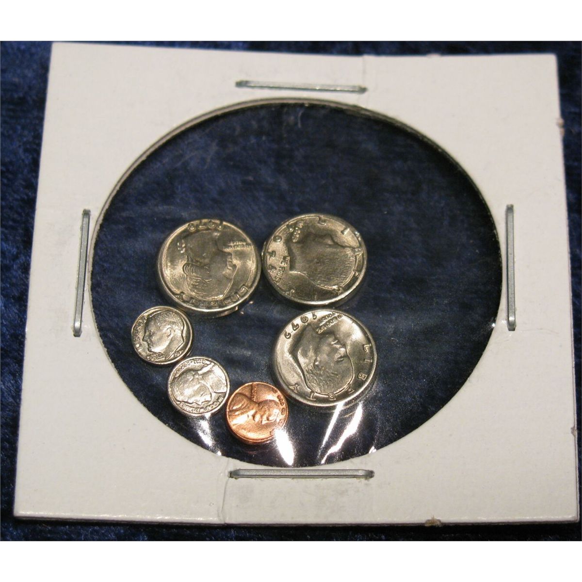 Mini Coin 1372. Six-Piece Miniature Coin Set.