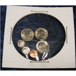 1372. Six-Piece Miniature Coin Set. "Nixon Money"