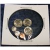 Image 1 : 1372. Six-Piece Miniature Coin Set. "Nixon Money"