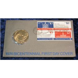 1373. 1974 American Revolution Bicentennial Commemorative Medal.