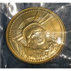 1376. 1886-1986 Statue of Liberty Nestle Company Medal.