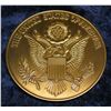 1383. Large Brass "The United States of America" Medal.