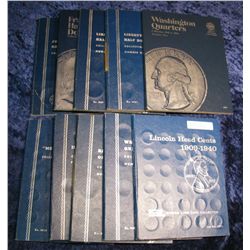1442. (10) Whitman Coin Folders. Like New.