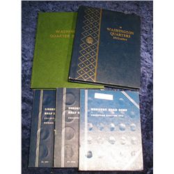 1445. (5) Coin Folders & Albums. Like New.