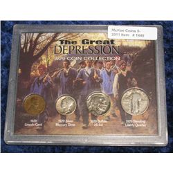 1449. The Great Depression 1929 Coin Set.