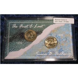 1453. 1979 & 1999 Susan B. Anthony Dollars