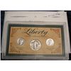 Image 1 : 1457. Liberty Coin Collection. 2-Dimes and Quarter.