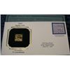 1472. 1869 3c Locomotive 22K Gold Stamped Cover.