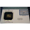 1476. 1893 1c Columbus 22K Gold Stamped Cover.