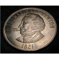1526. 1821 Thomas Hart Denton Nickel Medal.