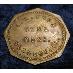 1531. E.A. Shea, Blencoe, Iowa. $5. In Trade.