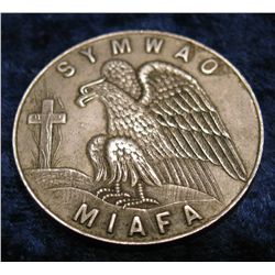 1534. KKK Membership Medal. Nickel.