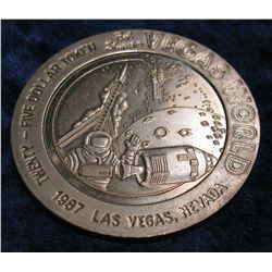 1542. Las Vegas, Vegas World $25. Gaming Token.
