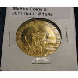 1548. 1890-1940 Modern Woodsman Bronze Medal.