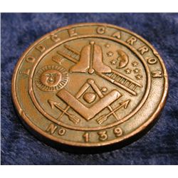 1552. Stenhousemuir, Scotland Masonic Penny.