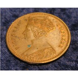 1556. Empress Victoria "Play/Counter/Best German/Silver".