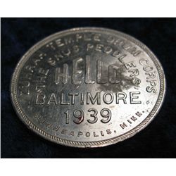 1574. 1939 Copenhagen Tobacco Advertising Token.