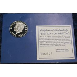 1584. 1960-1985 25th Anniversary John F. Kenndy Medal