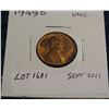 1601. 1949 D Lincoln Cent. Unc.