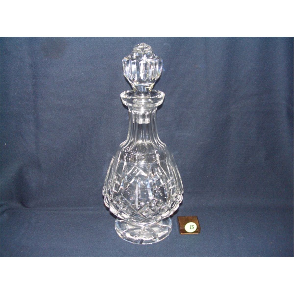 signed Waterford crystal decanter 12"
