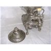 Image 2 : dated 1865 civil war era grape pattern silver plated coffee urn with lid,