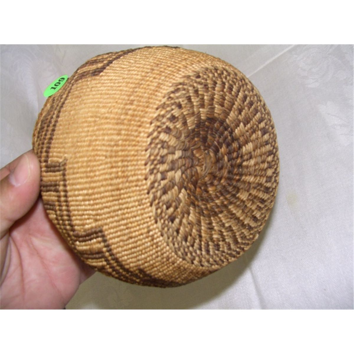 antique handmade Native American basket