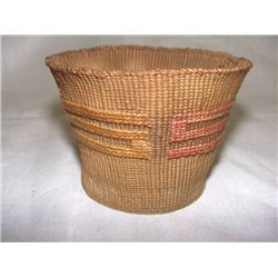wonderful Native American handmade Tlingit Spruce root cup 3 x3 1/2