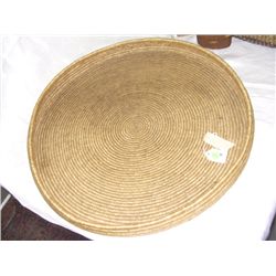 wonderful Native American handmade Eskimo tray 20" ca 1910