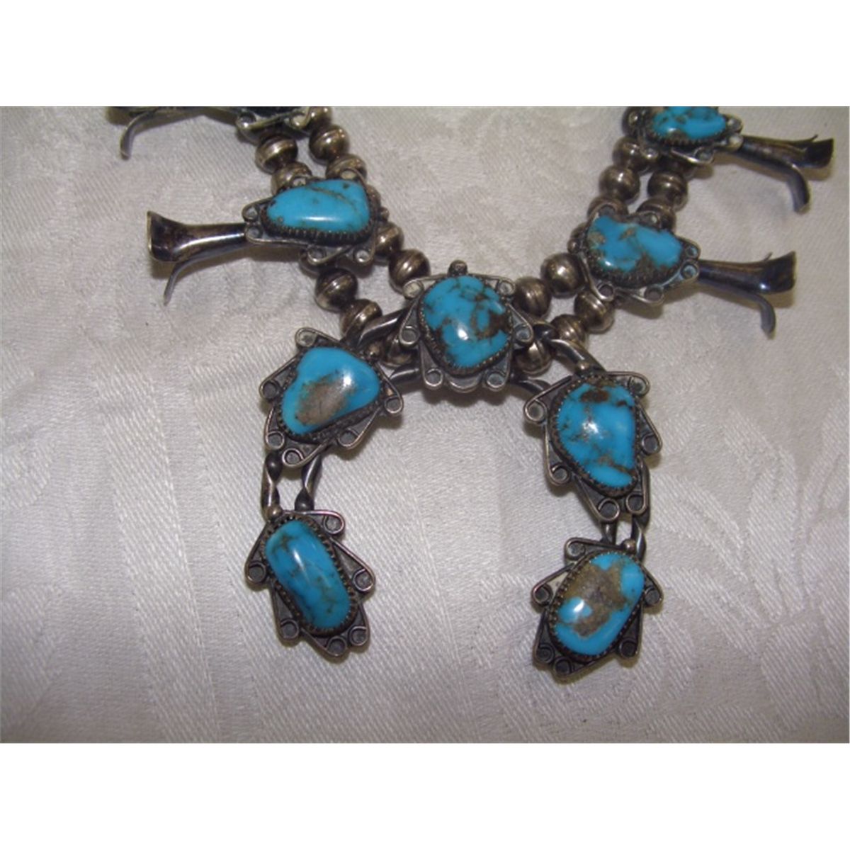 Navajo Squash blossom necklace