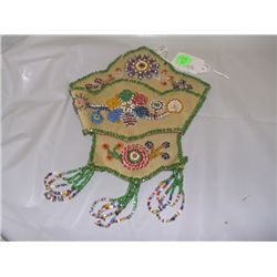 NE SW Native American vintage Mohawk Iroquois fancy beaded whimsy from the Kahnawake Mohawk Reserve