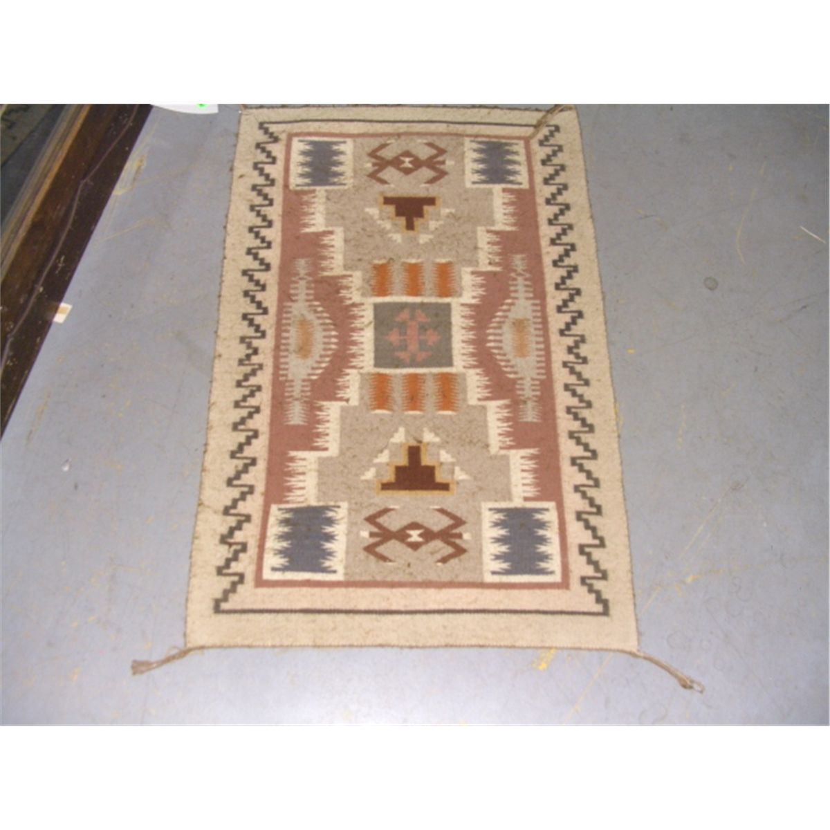handmade Native American Navajo rug age? as seen