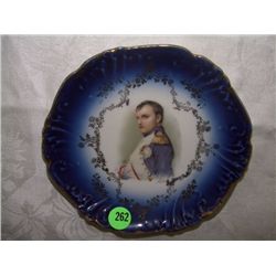 small porcelain Napoleon plate, Bavaria marked