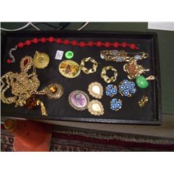 nice tray of estate jewelry