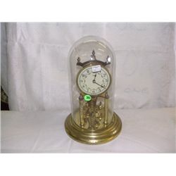 glass dome mantle clock