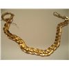 Image 1 : 18K Gold Plated Pocket Watch Chain