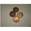 Image 1 : 4 Netherlands 1 cent coins, 1956,67,48,52