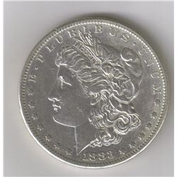 1883-S AU MORGAN SILVER DOLLAR , RARE KEY DATE