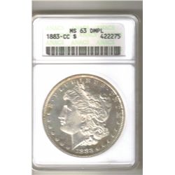 1883-CC ANACS MS-63 DEEP MIRROR PROOF