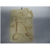 Image 1 : Genuine Ivory Pendant, 2"x3"