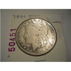 1894-O Morgan Silver Dollar