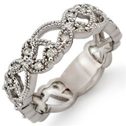Natural 0.25 ctw Diamond Bridal Ring 10K White Gold