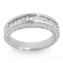 Natural 1.33 ctw Diamond Ring 14K White Gold
