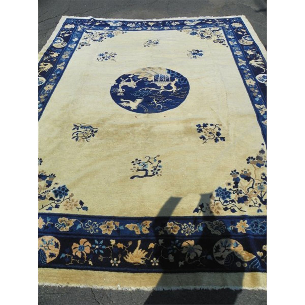 chinese art deco area rug